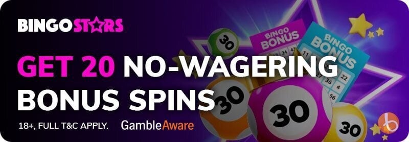 Bingostars welcome bonus offer