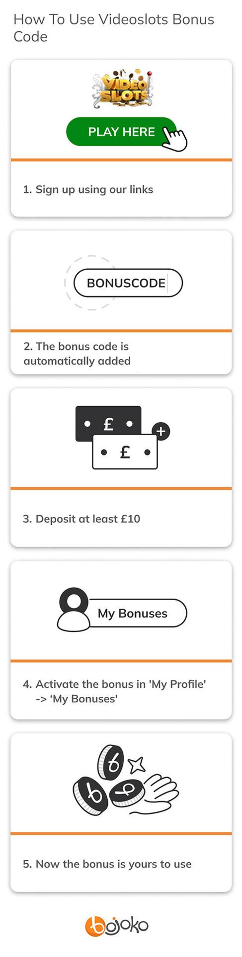How To Use Videoslots Bonus Code