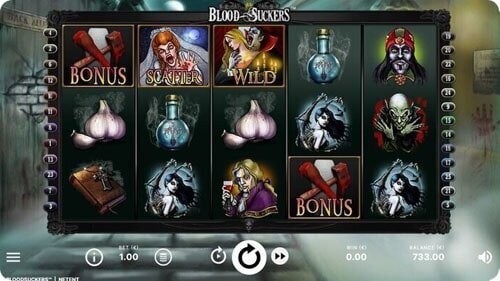 Blood Suckers slot screenshot