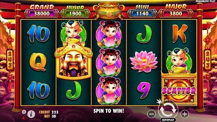 Caishens Gold slot has big random jackpots