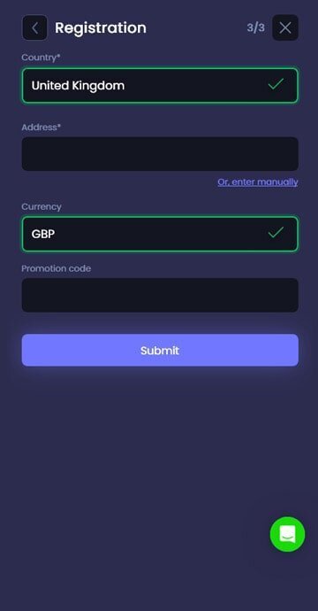 JeffBet Promo Code Screenshot