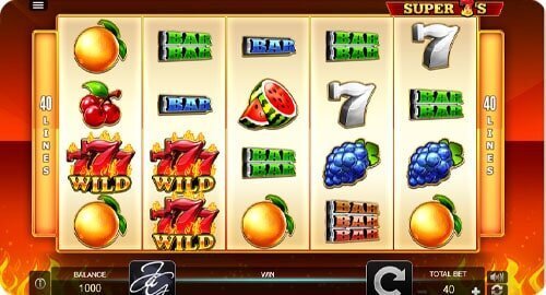 Super 7s slot screenshot