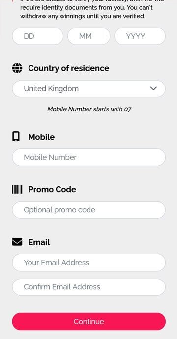Where to enter The Phone Casino promo code