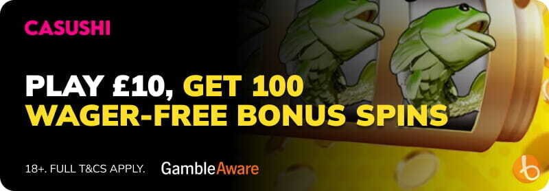 Bonus banner for Casushi