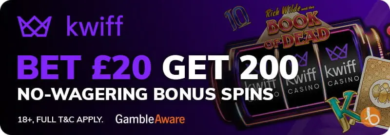 Kwiff welcome bonus offer