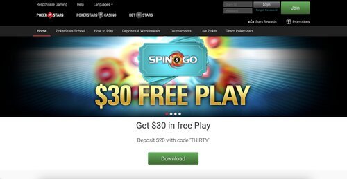 Pokerstars in October 2019