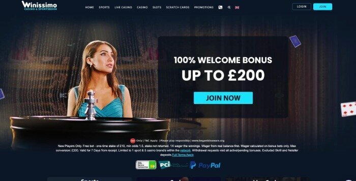 Winissimo casino in November 2023