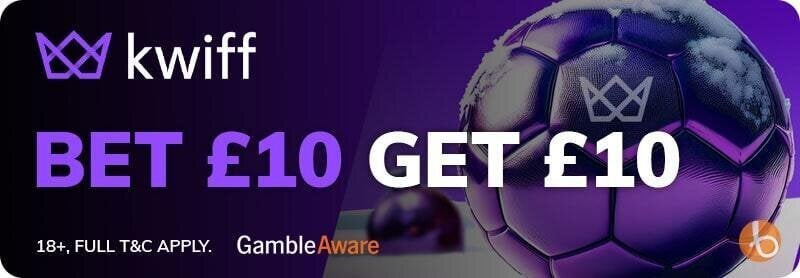 Kwiff free bet offer