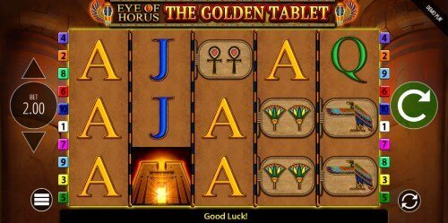 Blueprint Gaming slot Eye of Horus The Golden Tablet Megaways