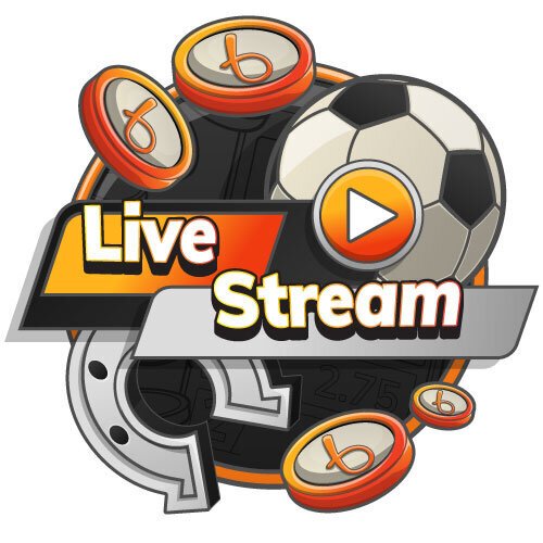 An image with play button and Live Stream text