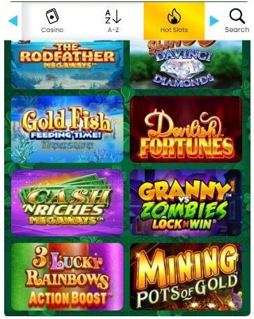 Fortune Games slots on mobile