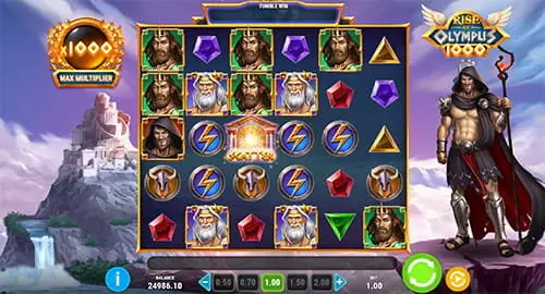 Screenshot from Rise of Olympus 1000 slot