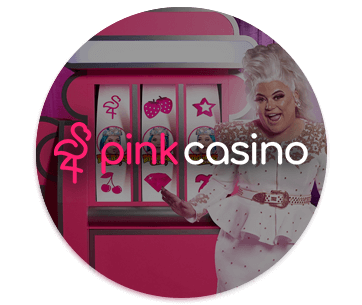 Pink Casino logo circle
