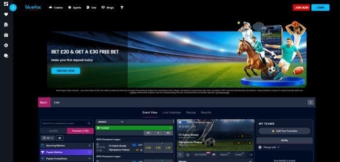 BlueFoxSports in December 2025