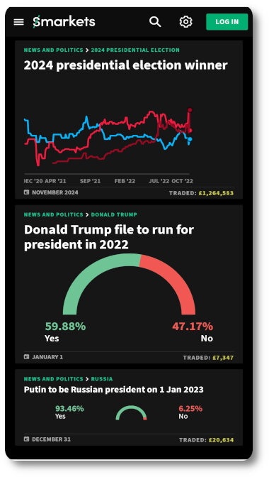 Bet on politics at Smarkets