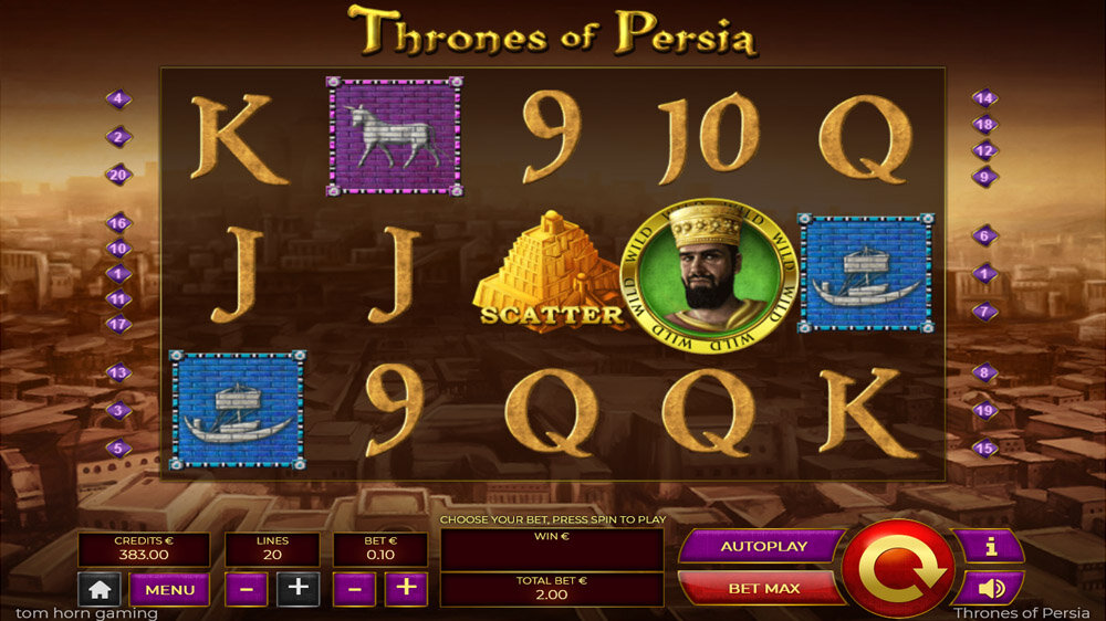 Thrones of Persia is a historical slot with big wins and a abnormally high RTP