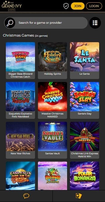 Gran Ivy Casino games