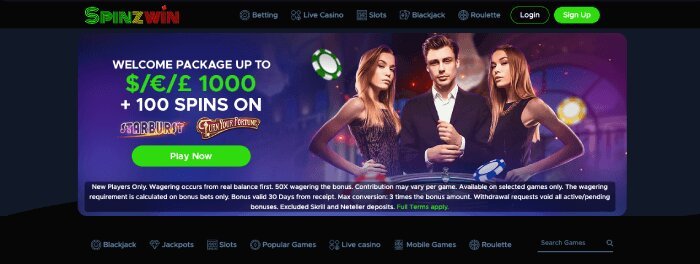 Spinzwin casino in August 2023