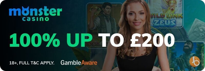 Monster Casino bonus offer