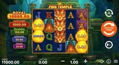 Fire Temple slot by Playson