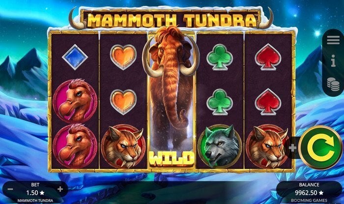 Mammoth Tundra slot by Booming Games