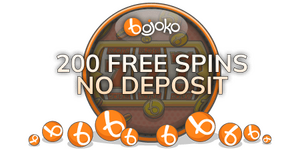 Bojoko branded text 200 free spins no deposit