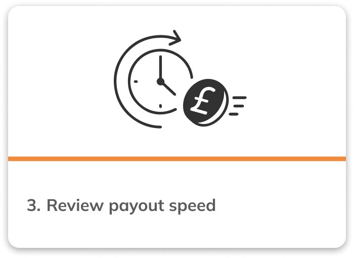 Review payout speed