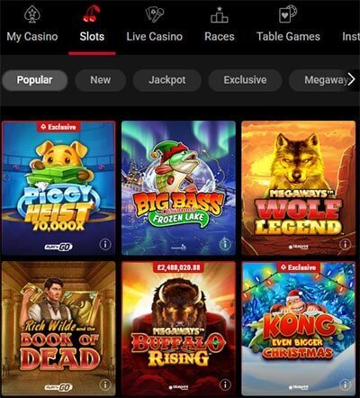 Pokerstars game lobby