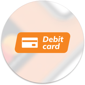 Debit cards are a great way to deposit and cash out
