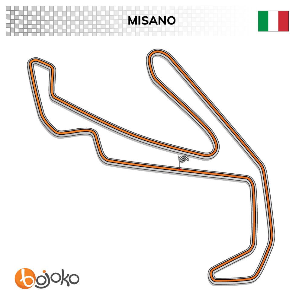 Misano World Circuit Moto GP Track