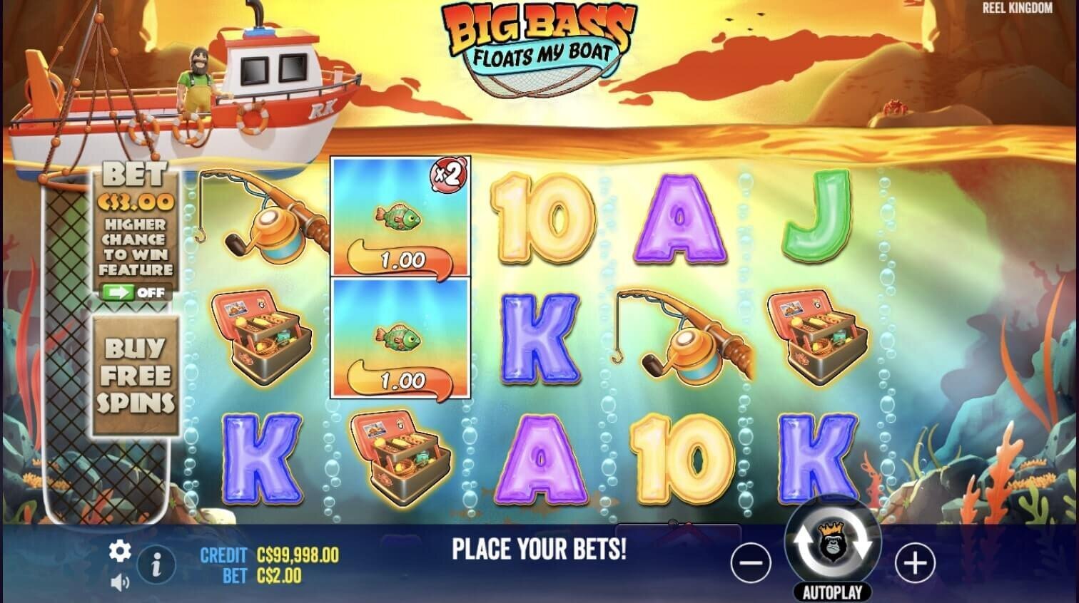 This is how Big Bass Floats My Boat slot looks like