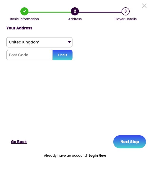 Fill in your personal details