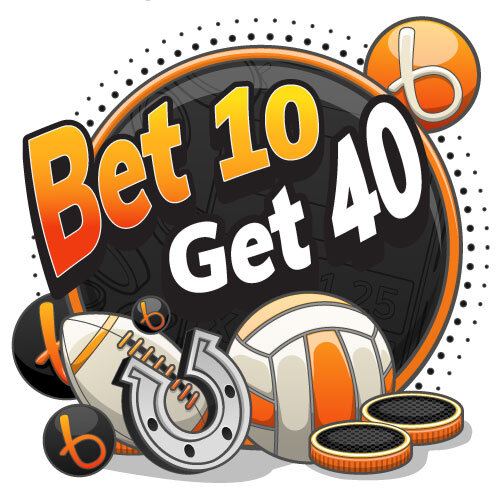 Bet 10 get 40 free bet offer