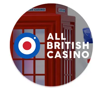 All British Casino round logo