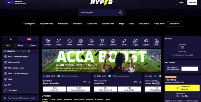 Hyper Sports in December 2025