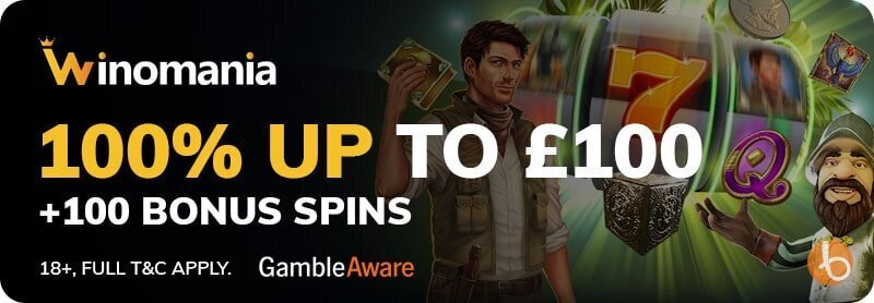 Winomania's welcome bonus offer