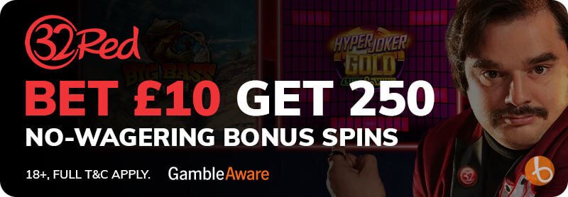 32Red Casino bonus offer
