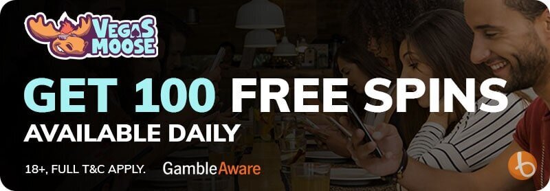 Vegas Moose daily free spins bonus
