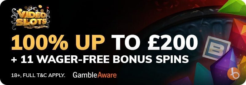 Videoslots Casino welcome bonus