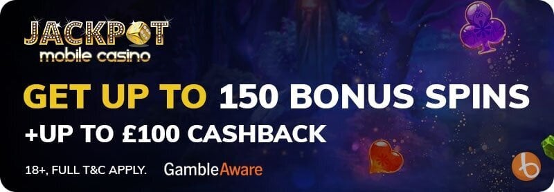 Jackpot Mobile Casino welcome bonus