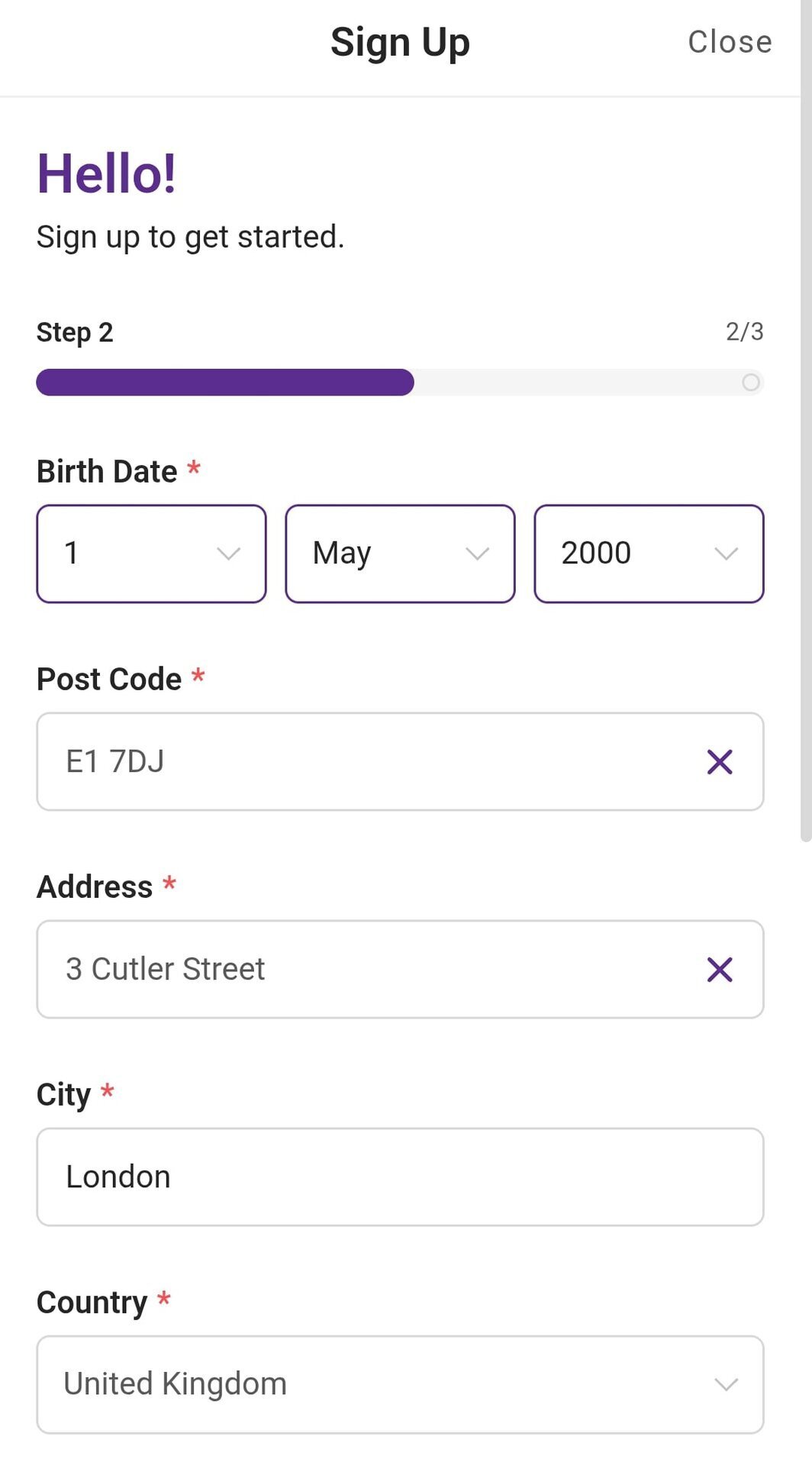 Give details