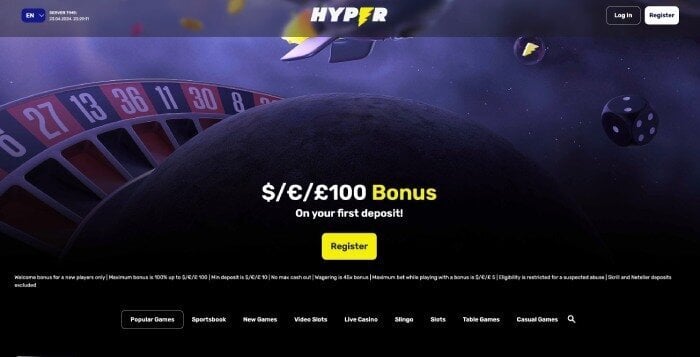 Hyper Sports in April 2024