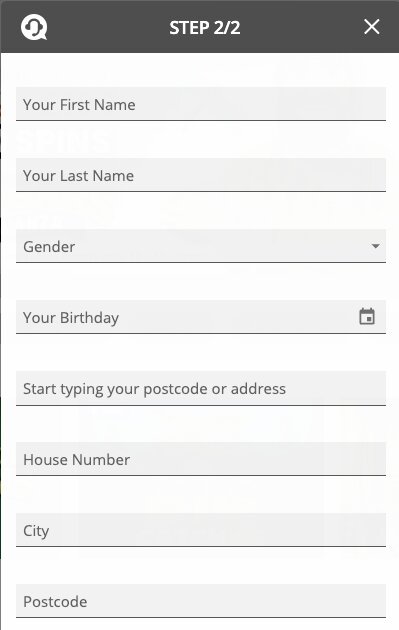 Add your details during Mr Mega registration