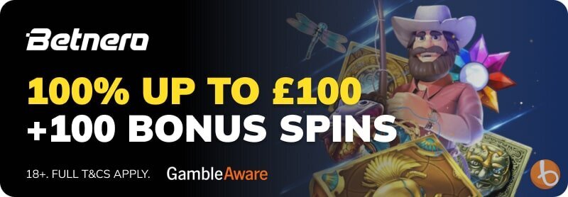 Betnero bonus banner