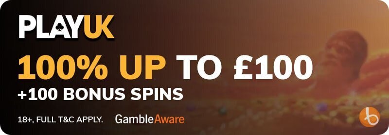 PlayUK's welcome bonus offer