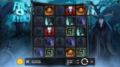 Evil Eyes slot game by Hacksaw