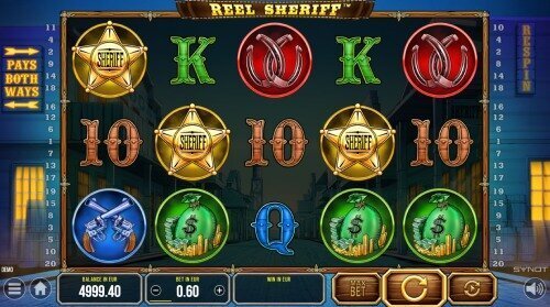 Synot Games slots Reel Sheriff