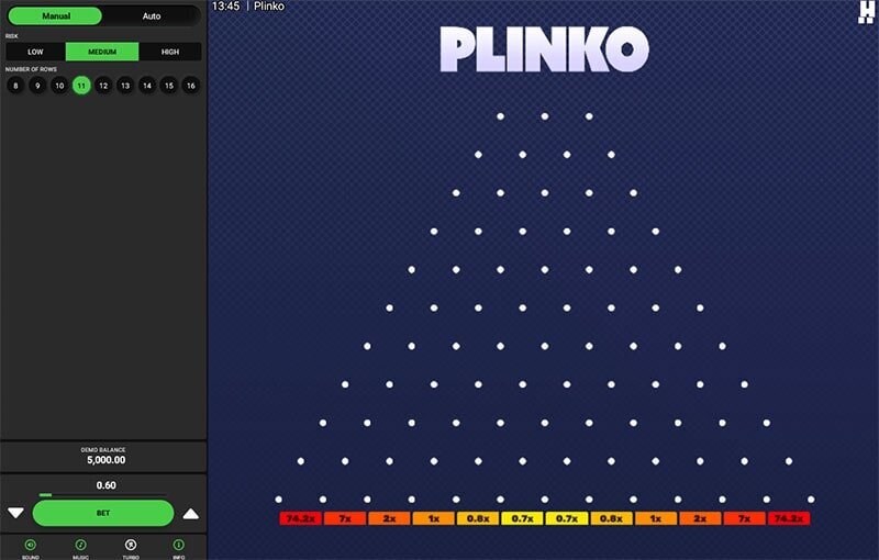 Plinko screenshot