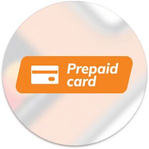 Logo of prepaid card payment method