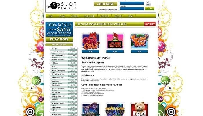 Slot Planet in June 2017